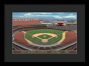 Jack Murphy Stadium 1984 - Framed Print