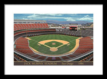 Load image into Gallery viewer, Jack Murphy Stadium 1984 - Framed Print
