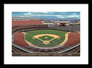 Jack Murphy Stadium 1984 - Framed Print