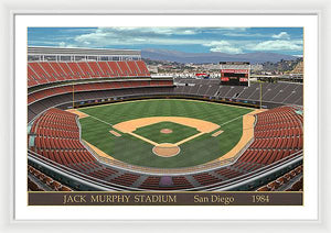 Jack Murphy Stadium 1984 - Framed Print