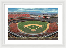 Load image into Gallery viewer, Jack Murphy Stadium 1984 - Framed Print
