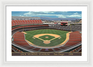 Jack Murphy Stadium 1984 - Framed Print