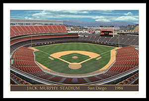 Jack Murphy Stadium 1984 - Framed Print