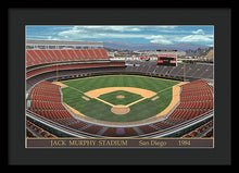 Load image into Gallery viewer, Jack Murphy Stadium 1984 - Framed Print
