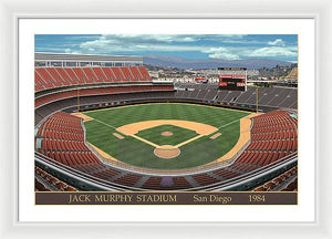 Jack Murphy Stadium 1984 - Framed Print