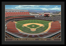 Load image into Gallery viewer, Jack Murphy Stadium 1984 - Framed Print
