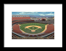 Load image into Gallery viewer, Jack Murphy Stadium 1984 - Framed Print
