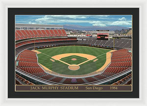 Jack Murphy Stadium 1984 - Framed Print