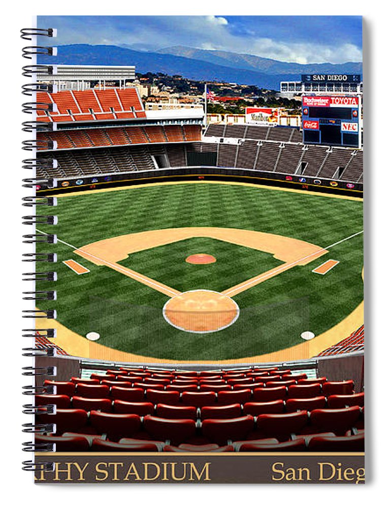 Jack Murphy Stadium 1984 - Spiral Notebook