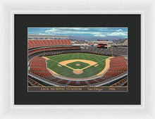 Load image into Gallery viewer, Jack Murphy Stadium 1984 - Framed Print
