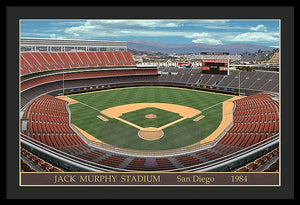 Jack Murphy Stadium 1984 - Framed Print