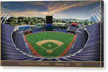 Load image into Gallery viewer, Kauffman Stadium 2015 - Canvas Print
