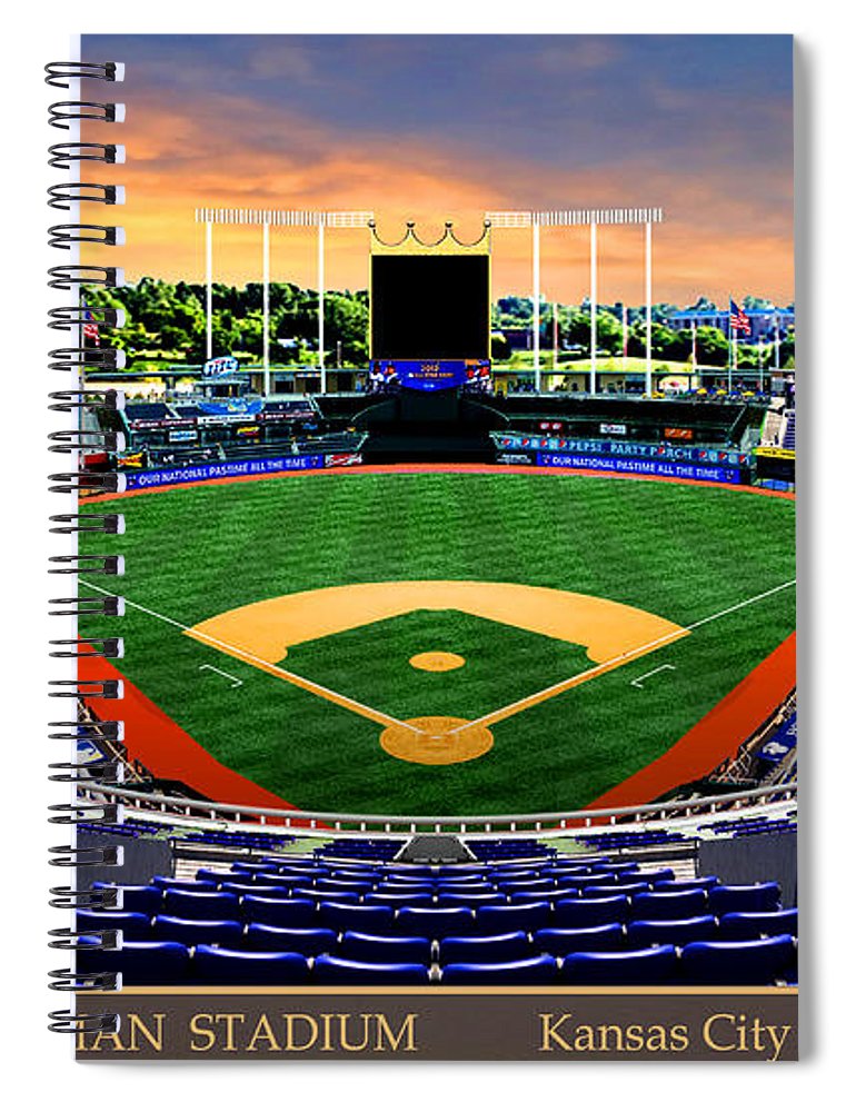 Kauffman Stadium 2015 - Spiral Notebook