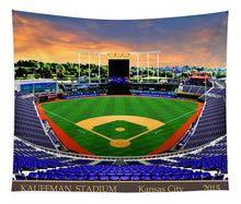 Load image into Gallery viewer, Kauffman Stadium 2015 - Tapestry
