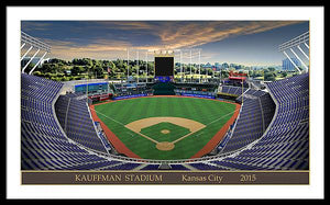 Kauffman Stadium 2015 - Framed Print