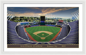 Kauffman Stadium 2015 - Framed Print