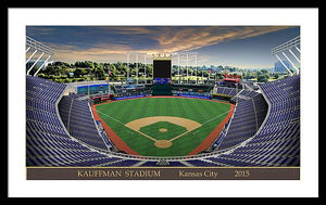 Kauffman Stadium 2015 - Framed Print