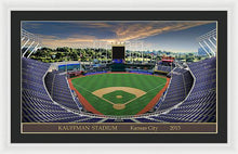 Load image into Gallery viewer, Kauffman Stadium 2015 - Framed Print
