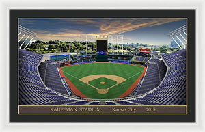 Kauffman Stadium 2015 - Framed Print