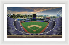 Load image into Gallery viewer, Kauffman Stadium 2015 - Framed Print
