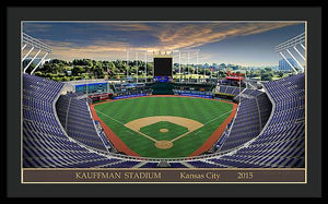 Kauffman Stadium 2015 - Framed Print