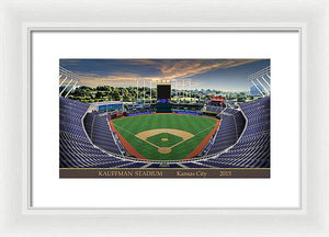 Kauffman Stadium 2015 - Framed Print