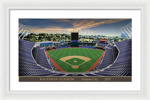 Kauffman Stadium 2015 - Framed Print