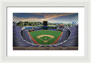 Kauffman Stadium 2015 - Framed Print