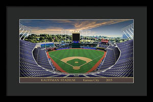 Kauffman Stadium 2015 - Framed Print