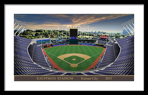 Kauffman Stadium 2015 - Framed Print