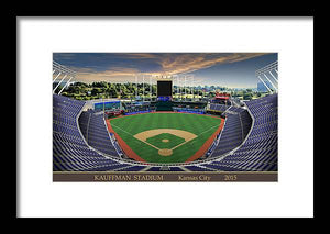 Kauffman Stadium 2015 - Framed Print