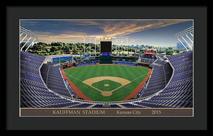 Kauffman Stadium 2015 - Framed Print