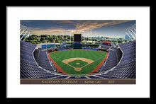 Load image into Gallery viewer, Kauffman Stadium 2015 - Framed Print
