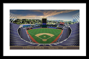 Kauffman Stadium 2015 - Framed Print