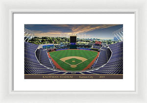 Kauffman Stadium 2015 - Framed Print