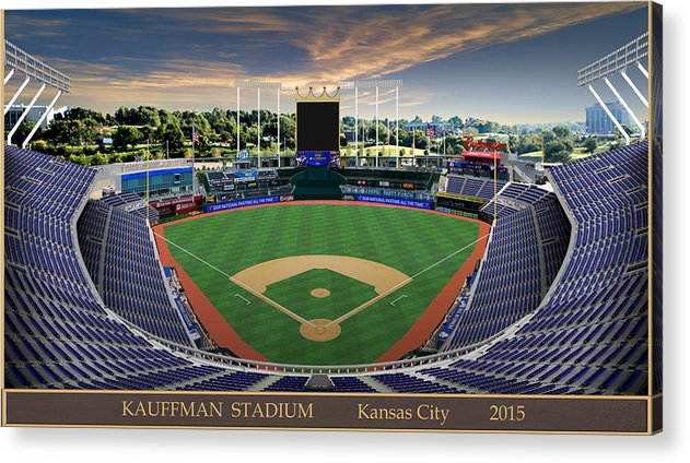 Kauffman Stadium 2015 - Acrylic Print