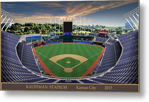 Kauffman Stadium 2015 - Metal Print