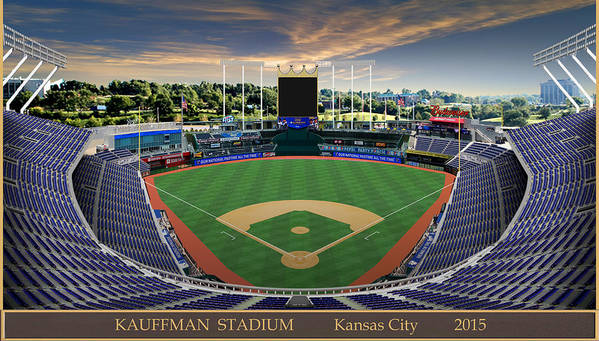 Kauffman Stadium 2015 - Art Print