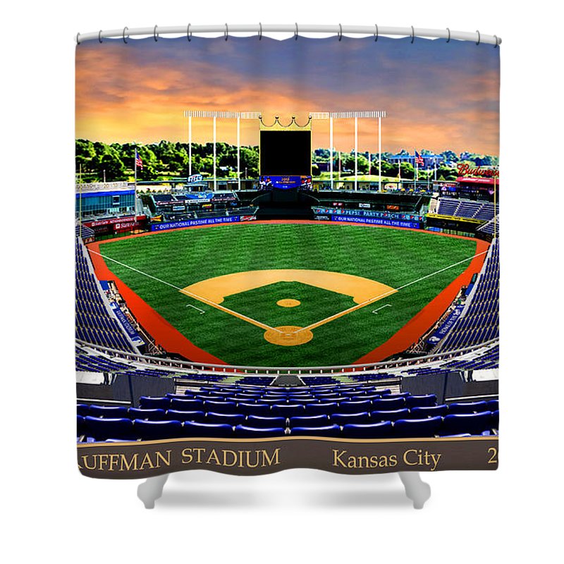 Kauffman Stadium 2015 - Shower Curtain