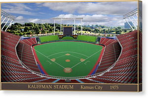 Kauffnam Stadium 1975 - Canvas Print