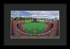 Kauffnam Stadium 1975 - Framed Print