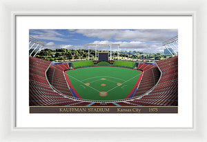 Kauffnam Stadium 1975 - Framed Print