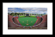 Load image into Gallery viewer, Kauffnam Stadium 1975 - Framed Print
