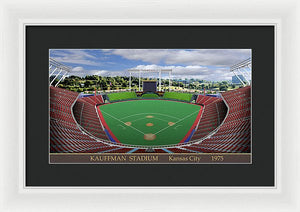 Kauffnam Stadium 1975 - Framed Print