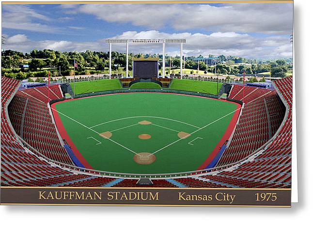 Kauffnam Stadium 1975 - Greeting Card