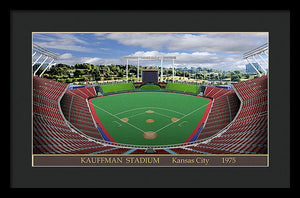 Kauffnam Stadium 1975 - Framed Print