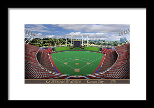 Kauffnam Stadium 1975 - Framed Print