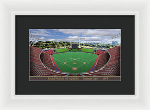 Kauffnam Stadium 1975 - Framed Print