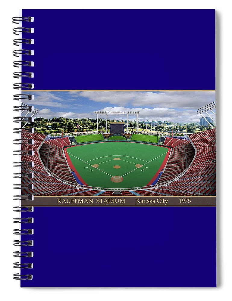 Kauffnam Stadium 1975 - Spiral Notebook