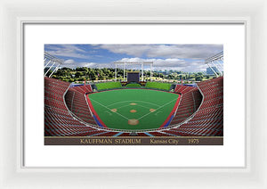 Kauffnam Stadium 1975 - Framed Print